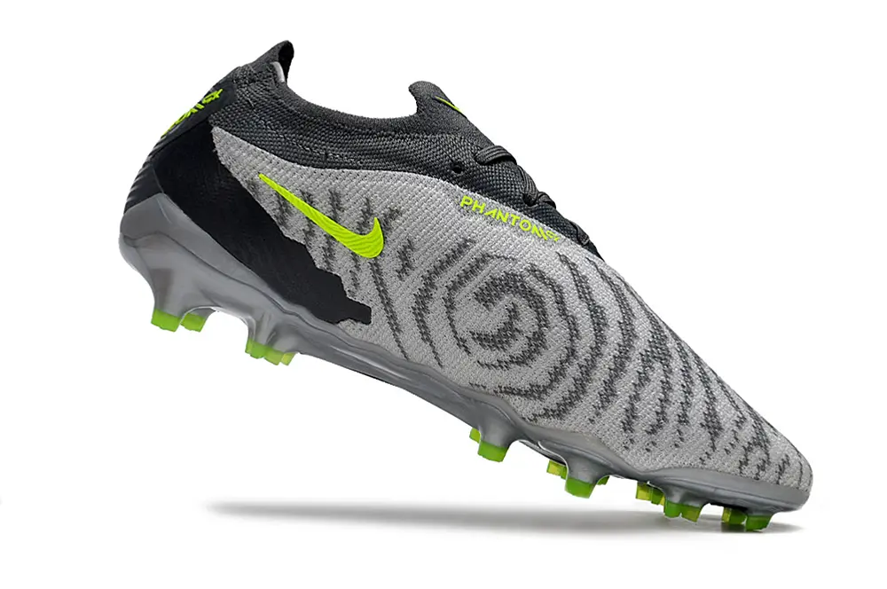 Nike Phantom GX Elite FG - Gray/Neon Green/Charcoal Black