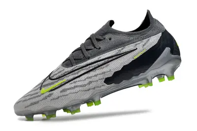 Nike Phantom GX Elite FG - Gray/Neon Green/Charcoal Black