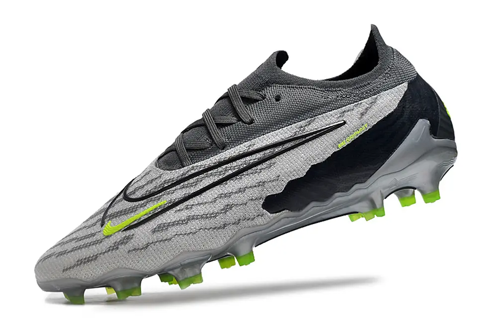 Nike Phantom GX Elite FG - Gray/Neon Green/Charcoal Black