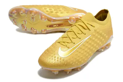 Nike Phantom Ultra Venom FG Firm Ground Soccer Cleats - Yellow/Bright Solar/Metallic Gold