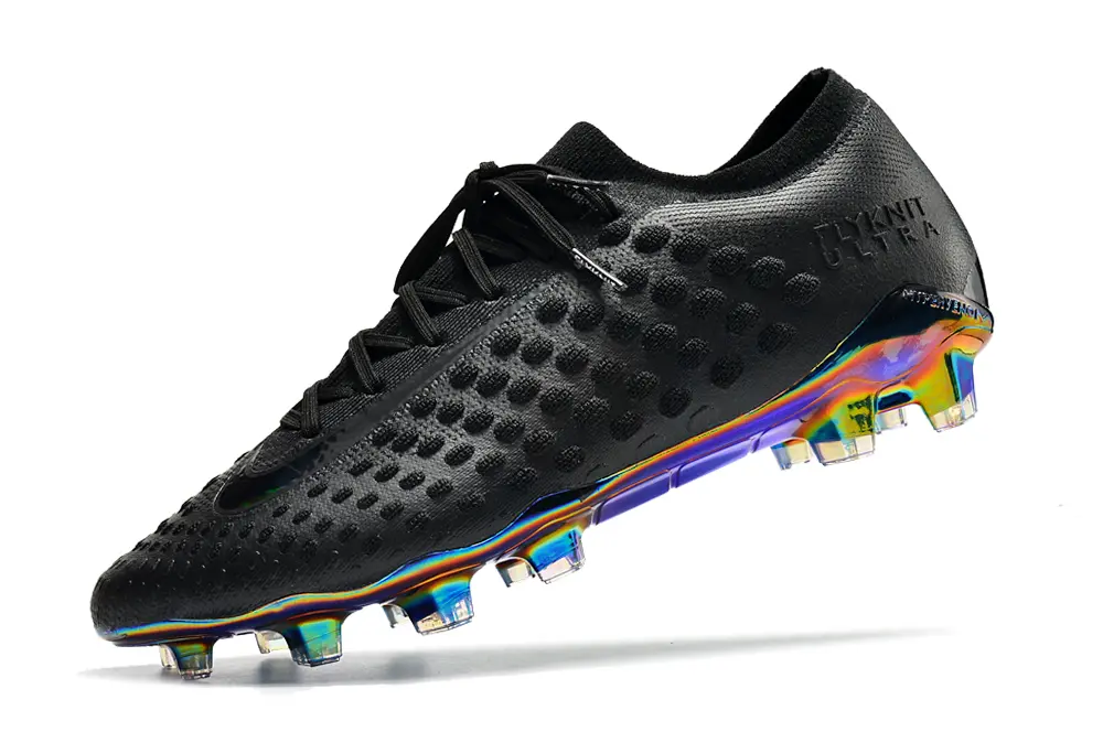 Nike Phantom Ultra Venom FG - Black/Iridescent Blue/Iridescent Green