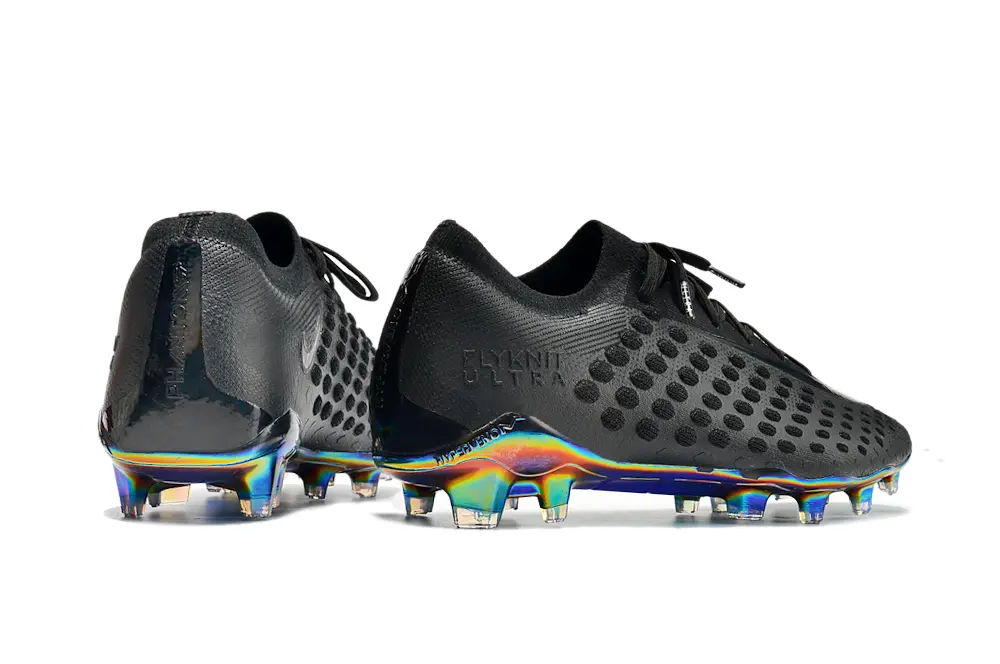 Nike Phantom Ultra Venom FG - Black/Iridescent Blue/Iridescent Green