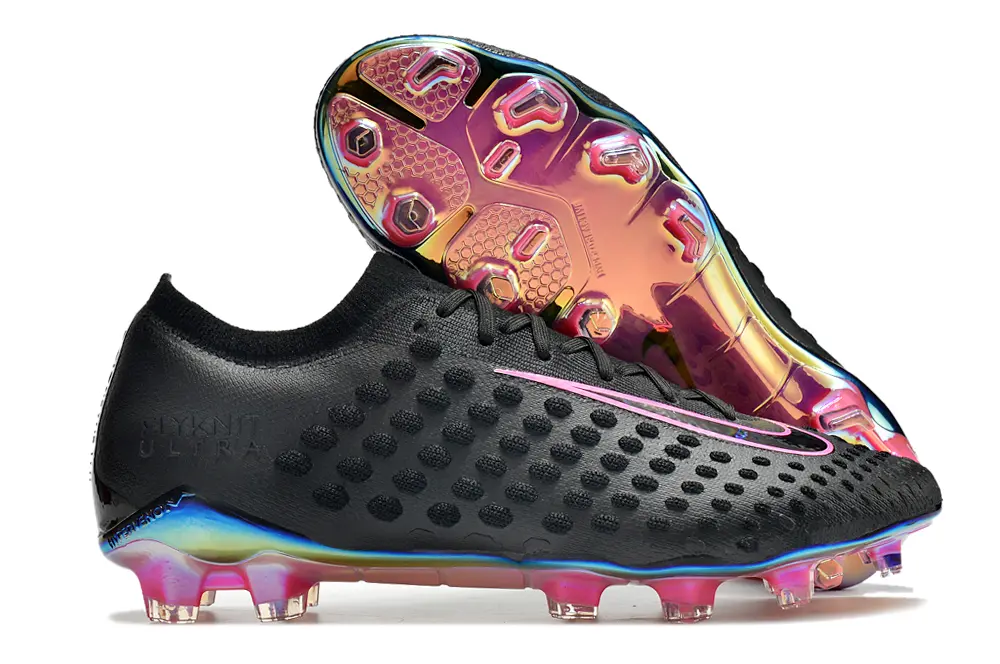 Nike Phantom Ultra Venom FG - Black/Electric Pink/Blue Gradient