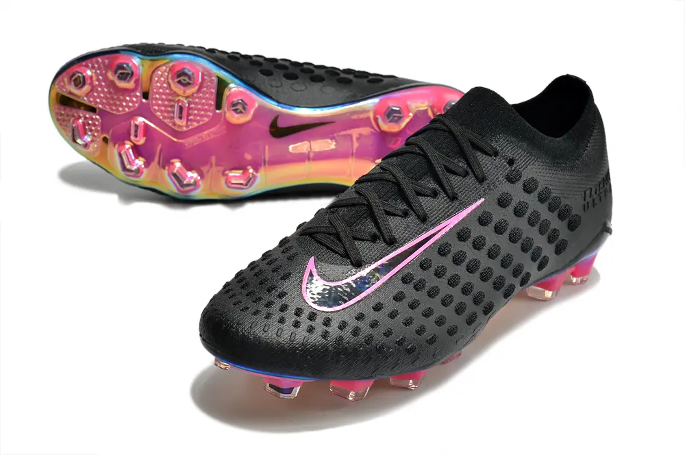 Nike Phantom Ultra Venom FG - Black/Electric Pink/Blue Gradient