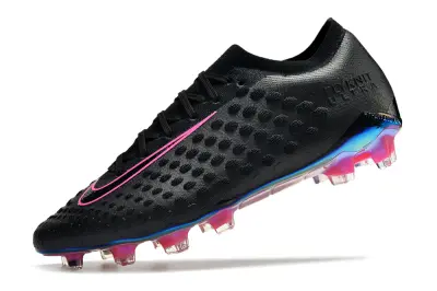Nike Phantom Ultra Venom FG - Black/Electric Pink/Blue Gradient