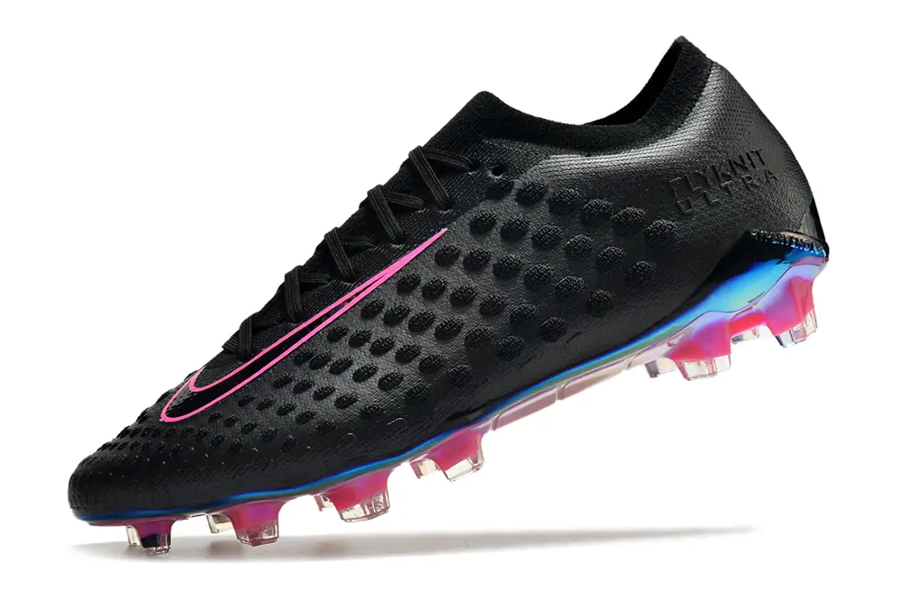 Nike Phantom Ultra Venom FG - Black/Electric Pink/Blue Gradient