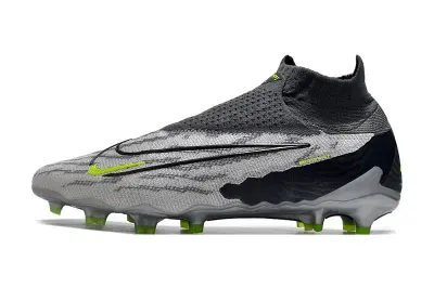 Nike Phantom GX Elite DF FG - Gray/Neon Green/Charcoal Black
