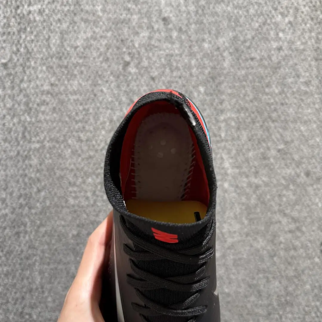 Nike Air Zoom Superfly 10 Elite TF Astro Turf Soccer Shoes - Black/Fiery Red/Electric Orange