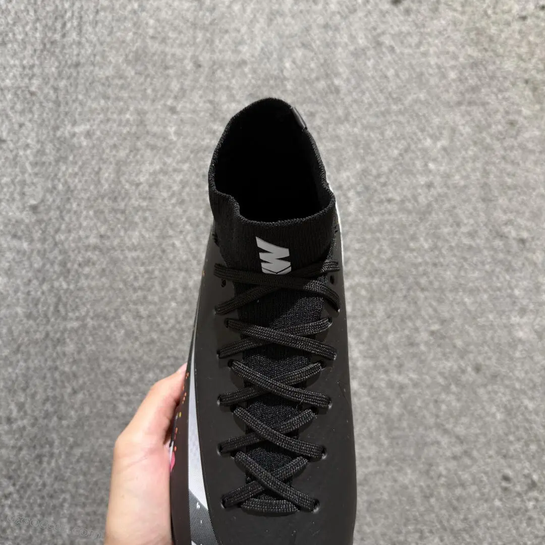 Nike Air Zoom Superfly 10 Elite TF Astro Turf Soccer Shoes - Black/Vibrant Splash/White Accent