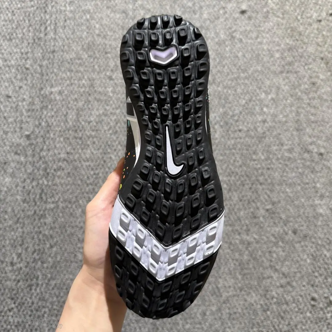 Nike Air Zoom Superfly 10 Elite TF Astro Turf Soccer Shoes - Black/Vibrant Splash/White Accent