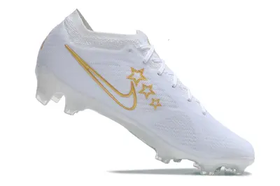 Nike Air Zoom Mercurial Vapor 15 Elite FG - White/Cyan Splash/Golden Elegance