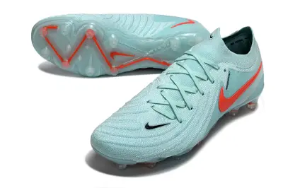 Nike Phantom GX 2 Elite AG Artificial Grass Soccer Cleats - Aqua/Coral/Light Blue