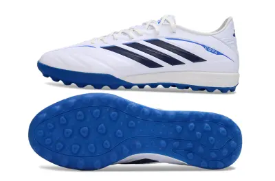 Adidas Copa Gloro 3 TF Astro Turf Soccer Shoes - White/Royal Blue/Shadow Navy
