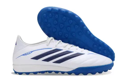 Adidas Copa Gloro 3 TF Astro Turf Soccer Shoes - White/Royal Blue/Shadow Navy