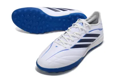 Adidas Copa Gloro 3 TF Astro Turf Soccer Shoes - White/Royal Blue/Shadow Navy