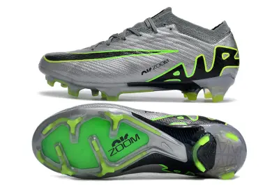 Nike Air Zoom Mercurial Vapor 15 Elite FG - Silver/Neon Green/Black