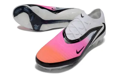 Nike Phantom 6 Low Elite FG Firm Ground Soccer Cleats - Pink/Electric Pink/Crimson Flash