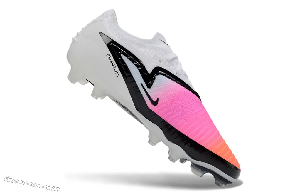 Nike Phantom 6 Low Elite FG Firm Ground Soccer Cleats - Pink/Electric Pink/Crimson Flash