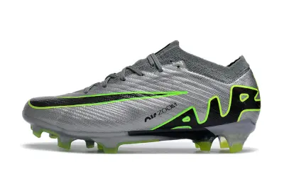 Nike Air Zoom Mercurial Vapor 15 Elite FG - Silver/Neon Green/Black