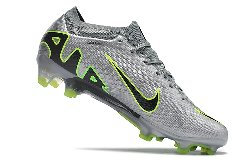 Nike Air Zoom Mercurial Vapor 15 Elite FG - Silver/Neon Green/Black