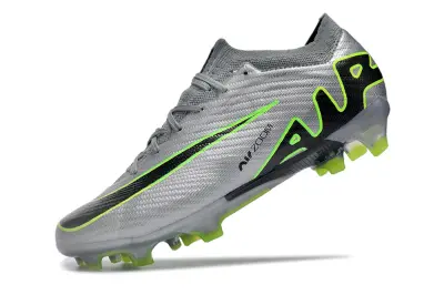 Nike Air Zoom Mercurial Vapor 15 Elite FG - Silver/Neon Green/Black