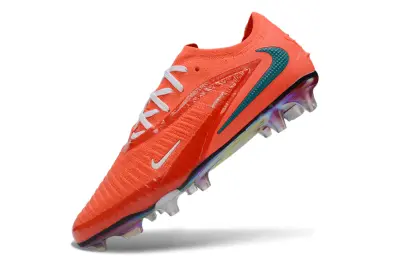 Nike Phantom 6 Low Elite FG Firm Ground Soccer Cleats - Orange/Bright Tangerine/Teal Blue