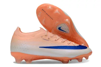 Nike Air Zoom Mercurial Vapor 17 Elite FG Firm Ground Soccer Cleats - Peach/Ocean Blue/Soft Coral