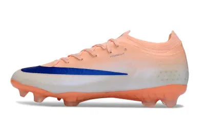 Nike Air Zoom Mercurial Vapor 17 Elite FG Firm Ground Soccer Cleats - Peach/Ocean Blue/Soft Coral