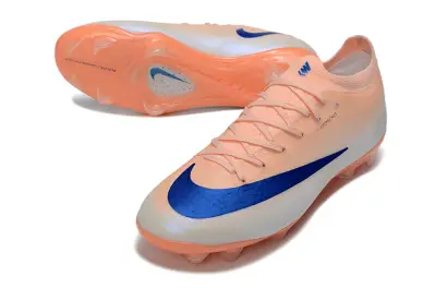 Nike Air Zoom Mercurial Vapor 17 Elite FG Firm Ground Soccer Cleats - Peach/Ocean Blue/Soft Coral