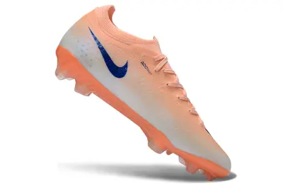 Nike Air Zoom Mercurial Vapor 17 Elite FG Firm Ground Soccer Cleats - Peach/Ocean Blue/Soft Coral
