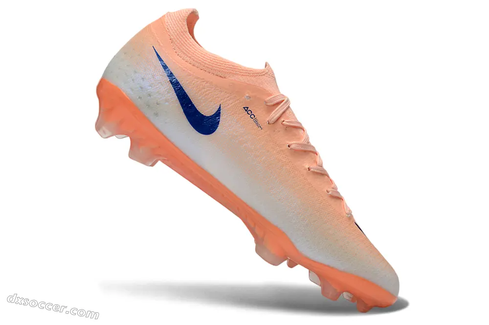 Nike Air Zoom Mercurial Vapor 17 Elite FG Firm Ground Soccer Cleats - Peach/Ocean Blue/Soft Coral