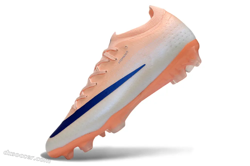 Nike Air Zoom Mercurial Vapor 17 Elite FG Firm Ground Soccer Cleats - Peach/Ocean Blue/Soft Coral