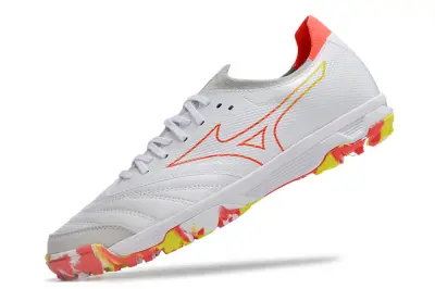 Mizuno Morelia Neo Sala Beta TF - White/Flame Red/Sunshine Yellow