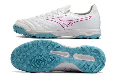 Mizuno Morelia Neo Sala Beta TF - White/Pink Fusion/Aqua Breeze