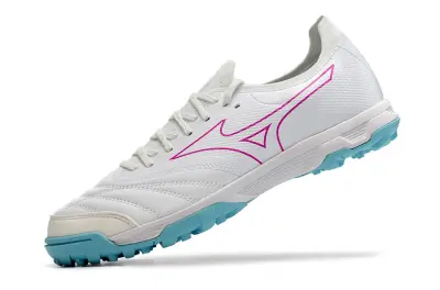Mizuno Morelia Neo Sala Beta TF - White/Pink Fusion/Aqua Breeze