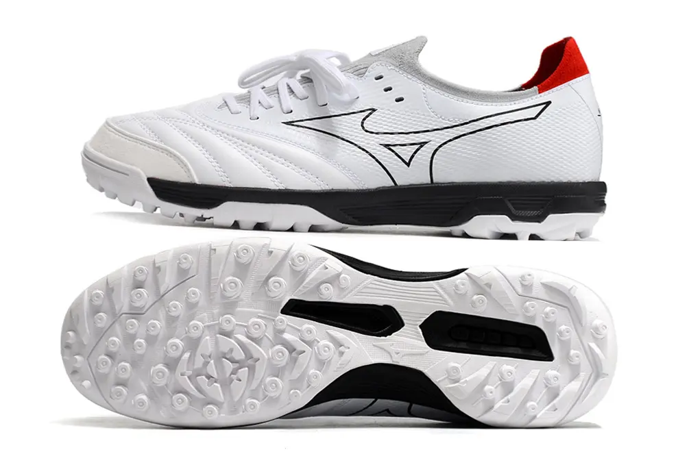Mizuno Morelia Neo Sala Beta TF - White/Crimson Red/Black
