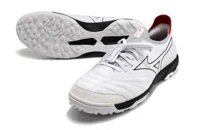 Mizuno Morelia Neo Sala Beta TF - White/Crimson Red/Black