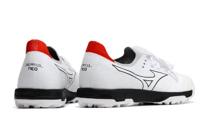 Mizuno Morelia Neo Sala Beta TF - White/Crimson Red/Black