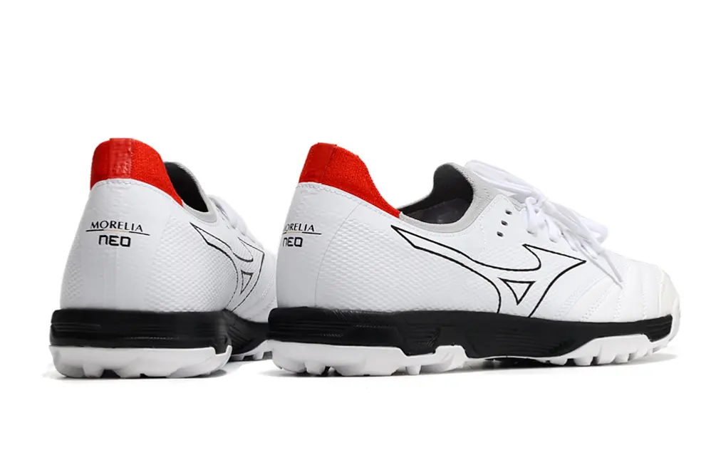 Mizuno Morelia Neo Sala Beta TF - White/Crimson Red/Black