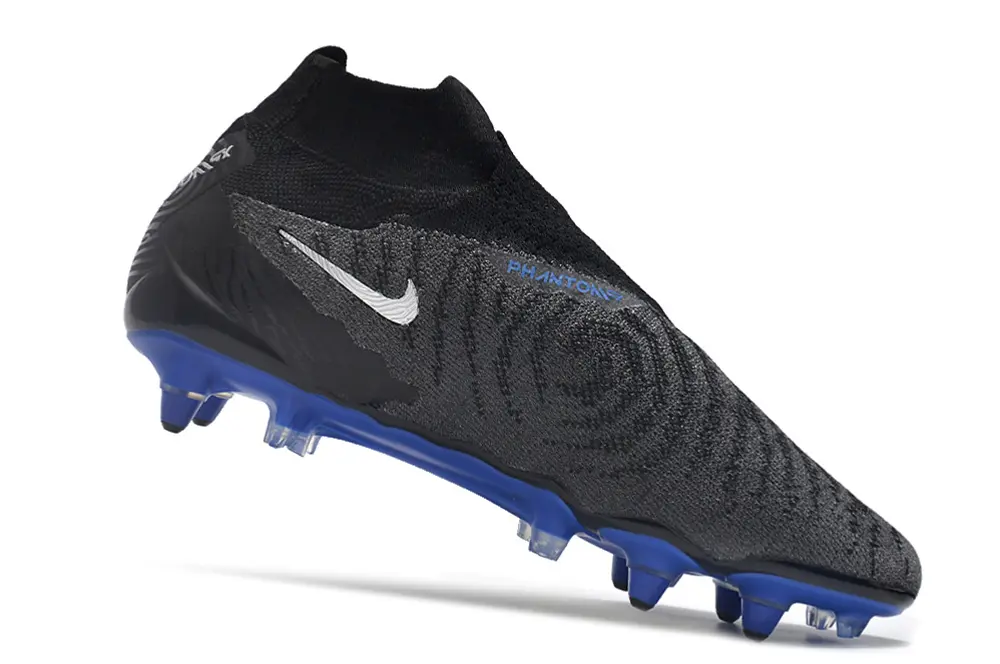 Nike Phantom GX Elite DF SG - Black/Electric Blue/Charcoal Gray