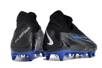 Nike Phantom GX Elite DF SG - Black/Electric Blue/Charcoal Gray