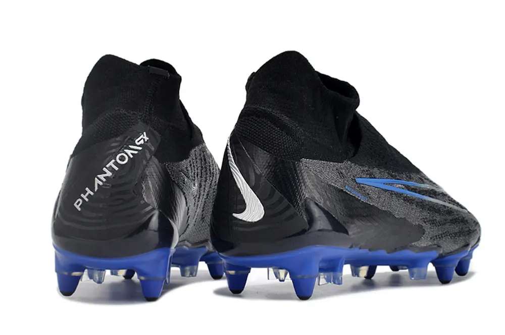 Nike Phantom GX Elite DF SG - Black/Electric Blue/Charcoal Gray