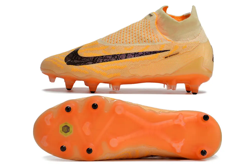 Nike Phantom GX Elite DF SG - Yellow/Bright Yellow/Neon Orange