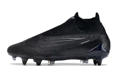 Nike Phantom GX Elite DF SG - Black/Midnight Black/Steel Gray