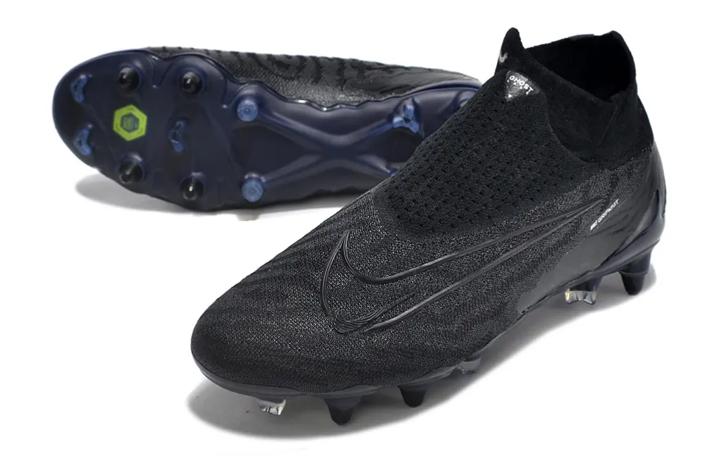 Nike Phantom GX Elite DF SG - Black/Midnight Black/Steel Gray