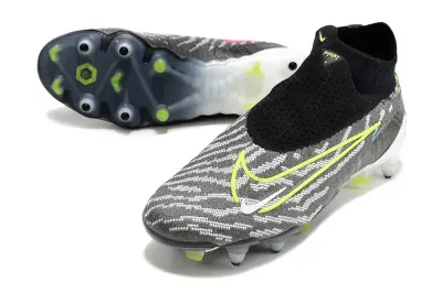 Nike Phantom GX Elite DF SG - Black/Neon Green/Gray