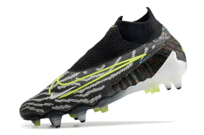 Nike Phantom GX Elite DF SG - Black/Neon Green/Gray