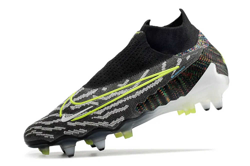 Nike Phantom GX Elite DF SG - Black/Neon Green/Gray