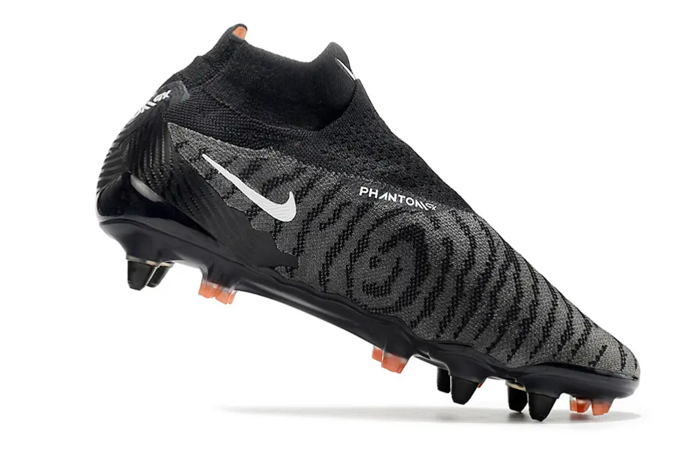 Nike Phantom GX Elite DF SG - Black/Charcoal Grey/Neon Orange