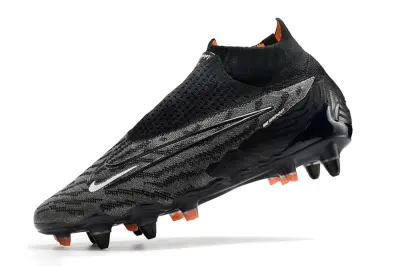 Nike Phantom GX Elite DF SG - Black/Charcoal Grey/Neon Orange